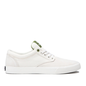 Supra Mens CHINO Low Top Shoes Creamy/white | US-10604